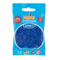 Hama Beutel mit 2000 Mini-Bügelperlen blau