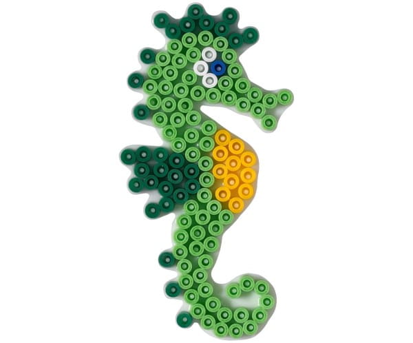 Hama Midi-Stiftplatte Seepferdchen, weiß