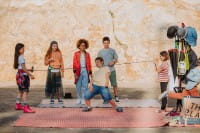 Me&amp;Mine Playground Springseil, mint/coral
