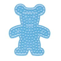 Hama Stiftplatte Teddybär transparent für Maxi-Bügelperlen