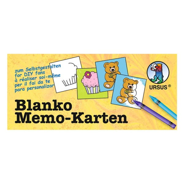 URSUS Blanko Memo, 60x60mm, 60Stk.