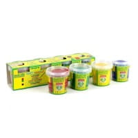 ökoNorm SOFT-Knete nawaro, 4er Set A - rot, gelb, grün, blau