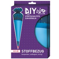 Roth DIY Stoffschultüte blau, 70cm