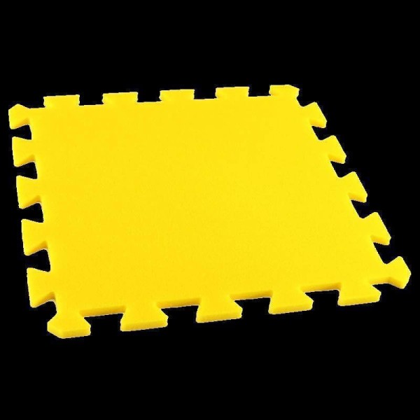 Bodenmatte Puzzlematten Einzelteile - 8 mm - gelb