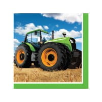 Partydeko Set klein Traktor für 8 Kinder