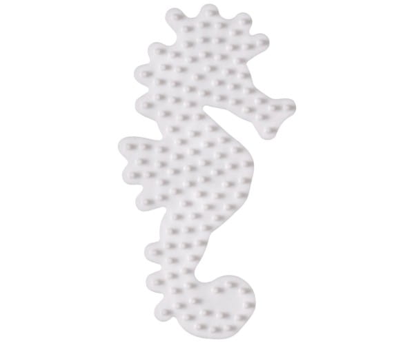 Hama Midi-Stiftplatte Seepferdchen, weiß