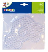 Playbox Stiftplatten-Set Bär, Auto, Herz transparent für XL-Perlen