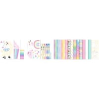 URSUS Papier Bastelset Cute rainbow