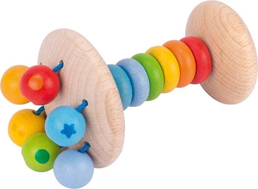 goki Greifling Elastik Stielrassel Regenbogen