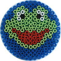Hama Stiftplatte Kreis transparent für Maxi-Bügelperlen