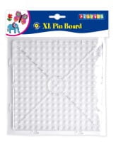 Playbox Stiftplatte Quadrat transparent für XL-Bügelperlen