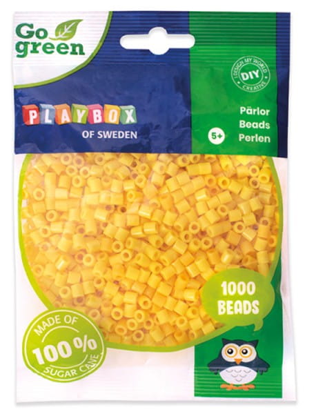 Playbox Bügelperlen Go green Midi 1000 Stk. gelb