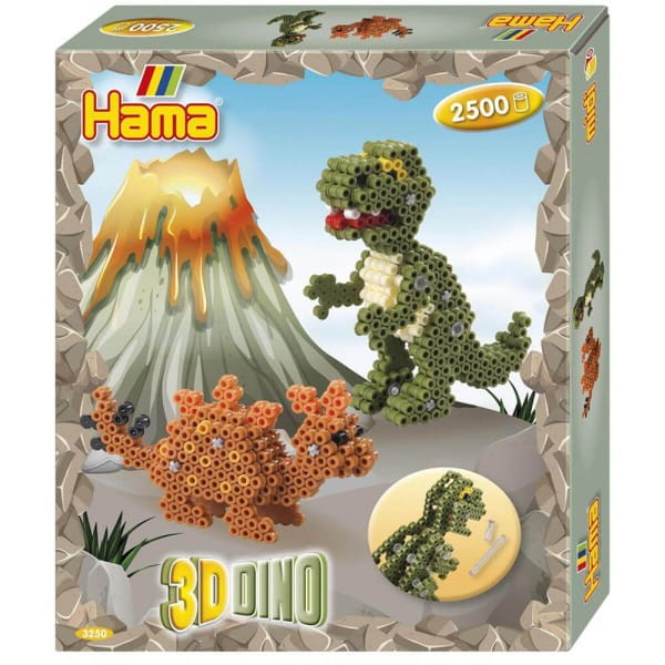 Hama Geschenkpackung 3D Dinos