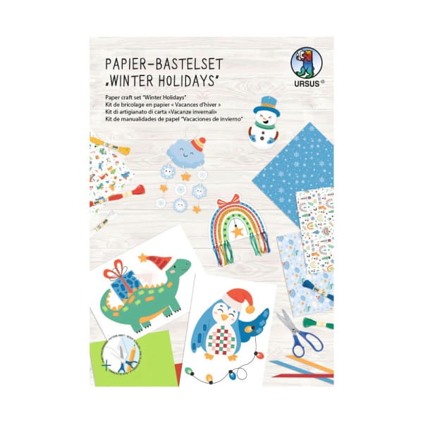 URSUS Papier Bastelset Winter Holidays
