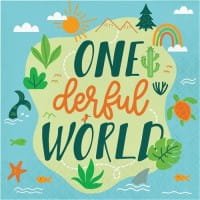 Servietten World adventure, 33 cm, 16Stk.
