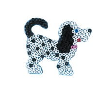 Hama Stiftplatte Hund transparent für Maxi-Bügelperlen
