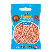 Hama Beutel mit 2000 Mini-Bügelperlen heller pfirsich
