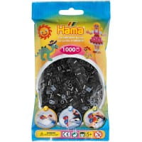 Hama Beutel mit 1000 Bügelperlen schwarz