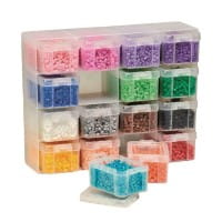 Hama Sortierbox, gefüllt mit 16.000 Midi-Bügelperlen