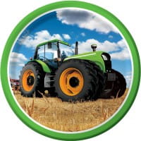 Partydeko Set klein Traktor für 8 Kinder