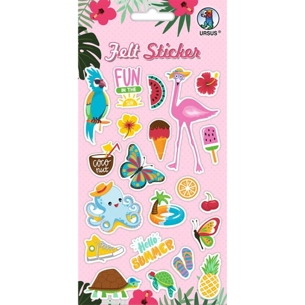 URSUS Filz Sticker Summer