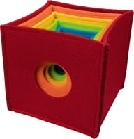 goki Stapelwürfel Regenbogen