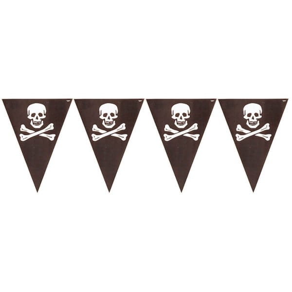 Wimpelkette Totenkopf, 3,6 m