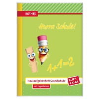 Roth Klipp&Klar Grundschul-Aufgabenheft Hurra Schule A5, Tagesfarben, Schutzumschlag