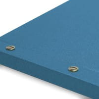 Roth Zeugnismappe Blue A4, Metallic-Buchleineneinband