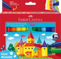 Faber-Castell Filzstift Jumbo Sup. Washable 24er