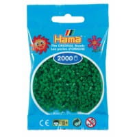 Hama Beutel mit 2000 Mini-Bügelperlen grün
