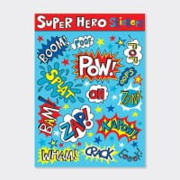 Sticker-Set Superhelden, 80 Sticker