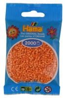 Hama Beutel mit 2000 Mini-Bügelperlen helles apricot