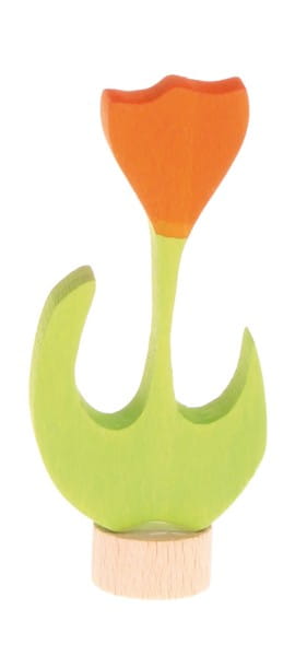 Grimm&#039;s Steckfigur orangene Tulpe