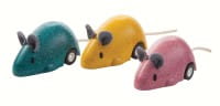 PlanToys Rückziehmaus rosa