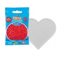 Hama Set Herz mit 2.000 Mini-Bügelperlen und Stiftplatte