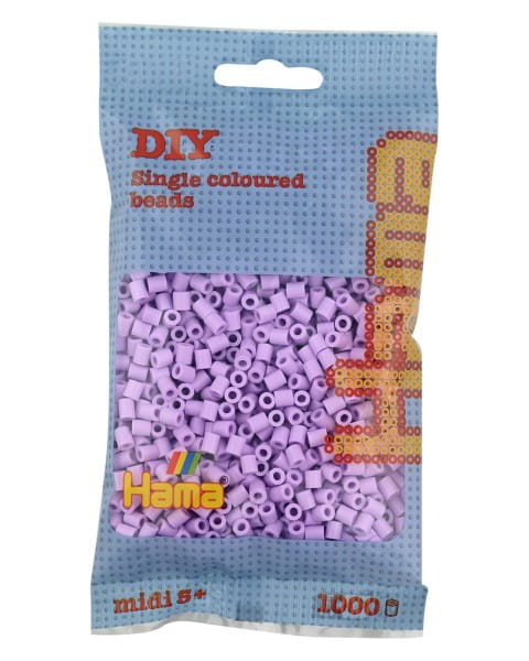 Hama Beutel mit 1000 Midi-Bügelperlen pastell
