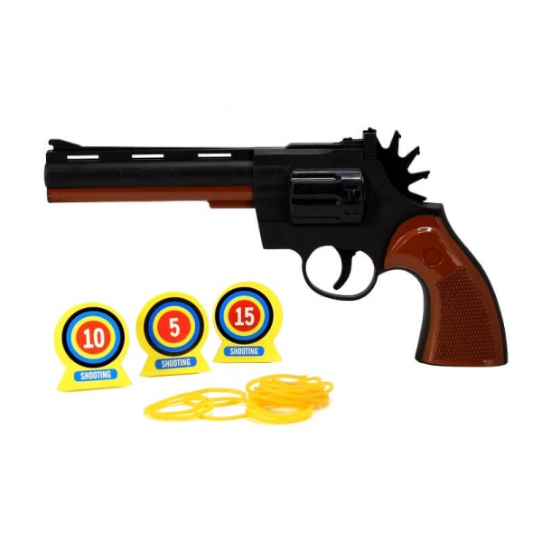 Pistole mit Gummiband-Munition