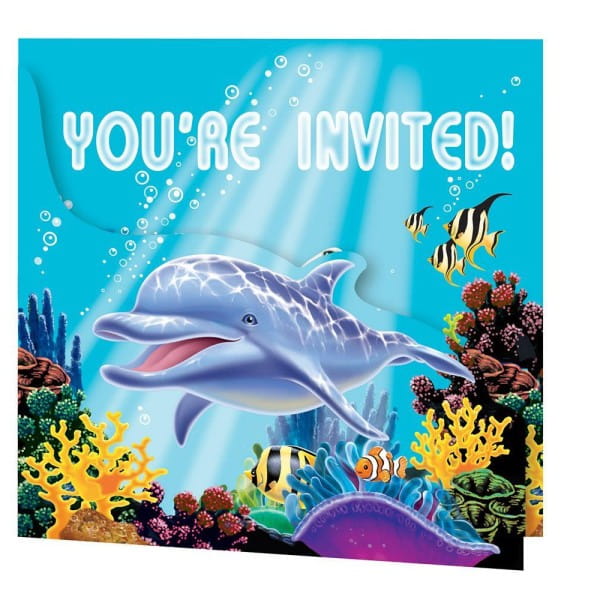 Einladungen Ozean Party