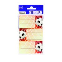Roth Buchetiketten Fußball 7,5x4,5cm, 5 x 3 Etiketten