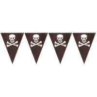 Wimpelkette Totenkopf, 3,6 m