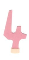 Grimm&#039;s Zahlenstecker 0 bis 9, rosa/pink