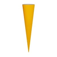 Goldbuch Bastelschultüte gelb, ohne Verschluss - 70cm