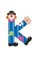 Sevi Buchstaben Clown K, blau