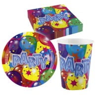 Balloon Party Geburtstagsset für 8 Kinder