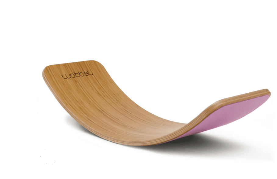 Wobbel-Board-Original-Bambus-Filz-rosa