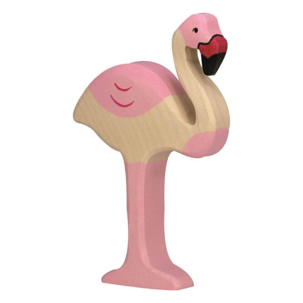 HOLZTIGER Flamingo aus Holz