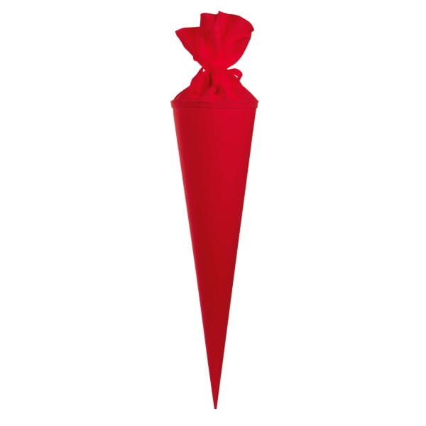 Goldbuch Bastelschultüte rot, Filzverschluss - 70cm