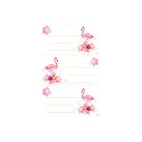 Roth Buchetiketten Flamingo