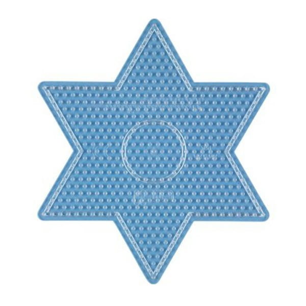 Hama Midi-Stiftplatte gr. Stern, transparent